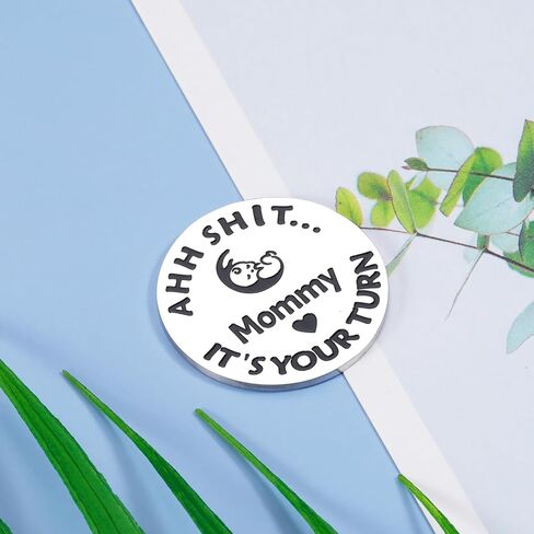 GGOJAGST Baby Stocking Stuffers, Baby Shower Gifts Baby Pregnancy Announcement Gifts for New Dad&Mom Pregnancy Baby Gifts, AHH Shit It's You Turn, Pregnancy Announcement Gifts in Saudi Arabia