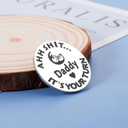 GGOJAGST Baby Stocking Stuffers, Baby Shower Gifts Baby Pregnancy Announcement Gifts for New Dad&Mom Pregnancy Baby Gifts, AHH Shit It's You Turn, Pregnancy Announcement Gifts in Saudi Arabia