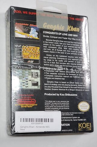 Genghis Khan - Nintendo NES (Renewed) in Saudi Arabia