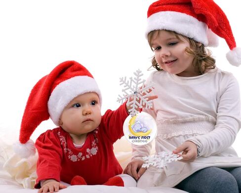 FaCraft Baby's First Christmas Ornaments 2022,1st Babys First Christmas Ornament,Babies First Ornaments Gift for New Baby Parents Baby Boy Girl in Saudi Arabia