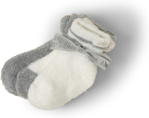 Barefoot Dreams Unisex Baby CozyChic Lite Infant 3 Pack Sock Set in Saudi Arabia