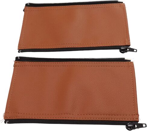 Universal Handle Sleeve Cover Zipper Cleanable for Stroller Cart Replacement Grip Bar Handlebar (Brown) in Saudi Arabia