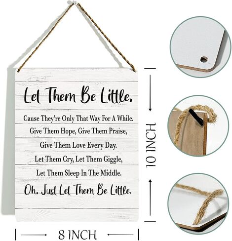 Bible Verse Wall Decor Wood Sign, Scripture Wall Art, Christian Prayer Room Decor, Jesus Loves Me This I Know, Boho Wall Art Decor for Farmhouse Home Nursery Playroom Kids Room Bedroom, 8x10 Inches in Kuwait