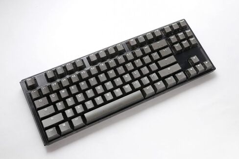 لوحة مفاتيح ميكانيكية Ducky One 3 TKL Aura 80%: تخميد ميكانيكا Quack، مفاتيح Cherry MX Brown قابلة للتبديل السريع، أغطية مفاتيح PBT Tripleshot عالية الكثافة، RGB، الولايات المتحدة، أسود in Kuwait