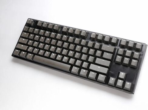 لوحة مفاتيح ميكانيكية Ducky One 3 TKL Aura 80%: تخميد ميكانيكا Quack، مفاتيح Cherry MX Brown قابلة للتبديل السريع، أغطية مفاتيح PBT Tripleshot عالية الكثافة، RGB، الولايات المتحدة، أسود in Kuwait