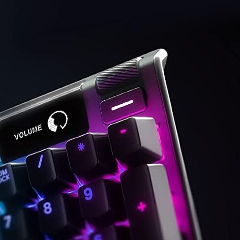 SteelSeries Apex 7 - لوحة مفاتيح ميكانيكية للألعاب - شاشة Oled الذكية - مفاتيح بنية - تخطيط Qwerty الأمريكي (الولايات المتحدة) (PS4) in Kuwait