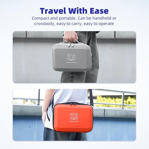 Carrying Case for DJI Neo, PU Portable Protective Storage Bag with Shoulder for DJI Neo Fly More Combo Accessories, for RC-N3 Remote Controller Drone Battery Charging Hub(Grey) in Saudi Arabia