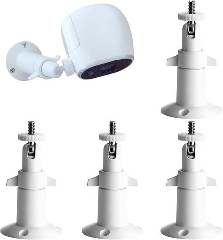2Pack Security Camera Universal Mounting Bracket,Adjustable Indoor/Outdoor Security Wall Metal Bracket, Compatible with All Arlo Camera, eufyCam E/2C, Ultra/Ultra 2 with 1/4 Screw Head in Saudi Arabia