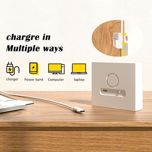 Rechargeable Battery Night Light, Motion Sensor LED Warm Lights for Kitchen, Kids' Room, Stairway, and Anywhere You Need Little Extra Light-Square 2 PCS in Saudi Arabia