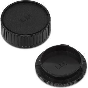 M Mount Camera Body Cap and Rear Lens Cap Cover Kit for Leica M LM Mount Cameras and Lens,Plastic Lens Rear Covers Camera Sensor Cap