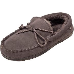 Lamo Women's Ladies Moc Slip-On Loafer, Charcoal, 6 M US