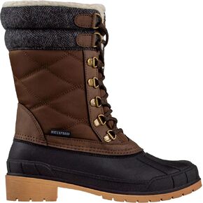 Everly Tall Snow Winter Boots for Women, Warm, Insulated, Fleece Lined, Waterproof Shell, Leather Upper