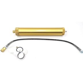 4500Psi Pcp Air Compressor Oil Water Filter,High Pressure Air Filter,Diving Water Oil Separator with 8mm Female and Male Quick Connector for Pcp Air Rifle Scuba Tank Charging L350*OD49*ID36mm
