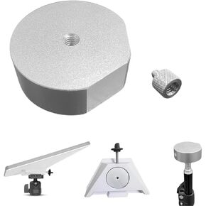 Starlink Mini Aluminum Alloy Tripod Mount Adapter 1/4"~20 Threaded with 1/4" Male to 3/8" Female Screw Adapter Thread, Compatible with Most Common Tripod, Light Stand