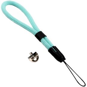 Camera Wrist Hand Strap Soft Cotton Lanyard String Rope compatible for Sony A6700 A6600 A6500 A6400 A6300 A6100 A6000 Small Light Mirrorless Cameras Cellphone Action Camera - Light Green