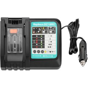 Charger for Makita 18V 14.4V Battery,Mini Vehicle/Car Charger,Cigarette Lighter Plug Automotive Charger,compailble with for Makita 18V Battery BL1830 BL1430 BL1440 BL1840 BL1850 BL1860