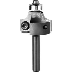 SpeTool 1/4" لقمة توجيه نصف قطرها مع محمل، إدراج كربيد قابل للاستبدال مستدير فوق لقم التوجيه 1/4 شانك CNC لقم التوجيه للزاوية الخشبية وحافة التقريب لتشكيل أداة النجارة in Kuwait