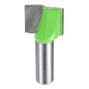 HARFINGTON Bottom Cleaning Router Bit 1/2" Shank Carbide Tipped Spoilboard Surfacing Planing CNC Mortising Bit for Slab Flattening Woodworking, 11/32" (9mm) Dia 25/32" (20mm) Depth