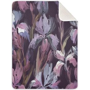 Lily Flowers Baby Blanket, Toddler Blanket, Soft and Comfortable, Unisex, for Crib, Stroller, Walker, Mattress, 30 x 40 Inches