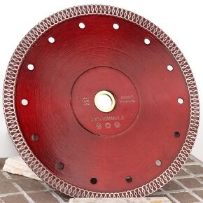 YIJING Super Thin Tile Blade 8" Diamond Cutting Blade for Granite Marble Ceramic Porcelain Tile Cutting