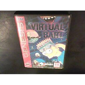 Simpsons: Virtual Bart - Sega Genesis (Renewed)