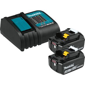 Makita BL1840BSC2 18V LXT® Lithium-Ion Battery and Charger Starter Pack (4.0Ah)