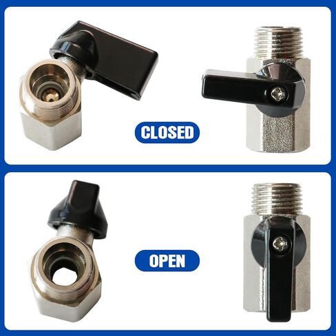 2PCS 3/4'' Straight Air Piping Fittings, 3/4'' x 1/2'' Male NPT Threads Adapter Fittings, Seal Taped Needed, Brass-Nickel Plated, For Shop Compressed Air Line System in Kuwait