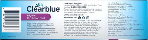 اختبار الإباضة Clearblue الرقمي، 30 قيراط in Kuwait