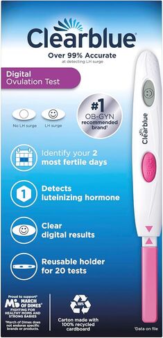 اختبار الإباضة Clearblue الرقمي، 30 قيراط in Kuwait