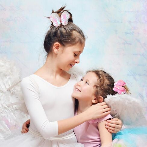 10 Pcs Glitter Butterfly Hair Ties for Girls Baby Toddler Cute Sequin Bow Hair Ties Elastic Rubber Hair Bands for Little Girls Multicolor Baby Hair Accessories for Girls Pijin-10 in Saudi Arabia