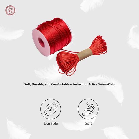 3 Year Old Birthday Gift for Girl and Boy. Adjustable Red String Bracelet Birthday Bracelet as Three Year Old Birthday Gifts. Lucky Protection bracelet. 3rd Birthday Gifts Ideas for son and daughter in Saudi Arabia