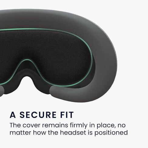 kwmobile Lens cover compatible with Apple Vision Pro - VR glasses cover scratch-resistant - Black in Saudi Arabia