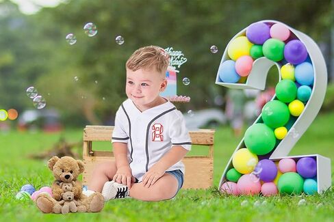 Mowbeat Toddler Baseball Jersey Kids 2 Year Old Birthday Shirt Boy 3rd 4th Birthday Party Short Sleeve Button T Shirts in Saudi Arabia