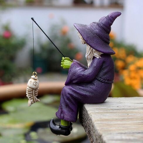 Mini Skeleton Figurines for Home Decor, 4.5 inch Resin Small Skeletons Halloween Decorations, Craft Haunted House Accessories Party Favors (Hat) in Saudi Arabia