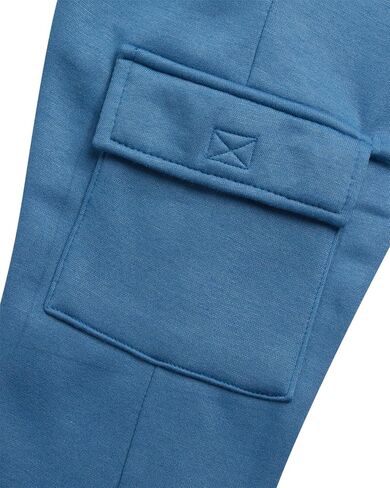 Little Boys' Fleece Jogger Set - 2 Piece Basic Solid Pullover Hoodie and Cargo Jogger Sweatpants (Size: 2T-7) in Kuwait