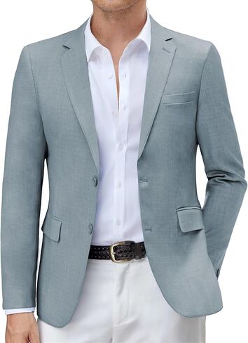 COOFANDY Mens Casual Blazer Slim Fit Suit Jacket Two Button Lightweight Sport Coats Business Blazer Jacket in Kuwait