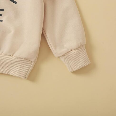 Toddler Baby Boy Clothes Crewneck Letter Print Shirt Long Sleeve Sweatshirt Pants Cute Fall Winter Outfits in Saudi Arabia