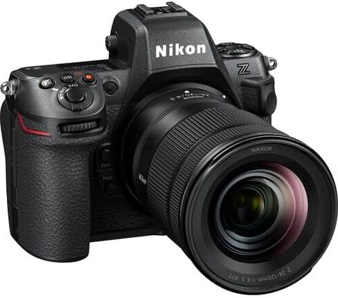 Nikon Z8 FX-Format Mirrorless Camera Body with NIKKOR Z 24-120mm f/4 S Lens Kit with Bundle with Advanced Accessories(Black) | 1698 | Nikon z8 in Saudi Arabia
