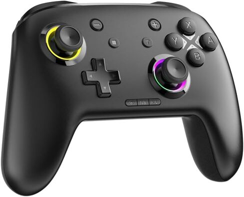 جهاز التحكم PlayHard Switch Pro لجهاز Nintendo Switch/PC/iOS/Android، لاسلكي، عصا التحكم بتأثير Hall، Turbo، جيروسكوبي 6 محاور، قابل للبرمجة، ضوء LED، اهتزاز مزدوج، مفتاح ABXY in Saudi Arabia