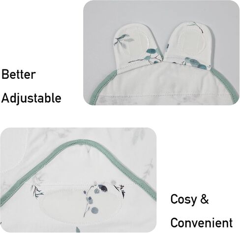 Baby Swaddle Sleep Sack 3 Pack, Organic Cotton Baby Swaddle Wrap 0-3 Months | Soft Breathable Organic Muslin Cotton, Adjustable Wing Design, Secure Swaddle Fit Newborn Sleep Essential, Flowers & Rabbits in Saudi Arabia