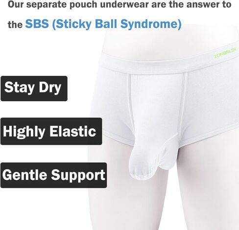 ملابس داخلية قصيرة معززة للانتفاخ للرجال من ZONBAILON، ملابس داخلية بيكيني قابلة للتنفس، سراويل داخلية مشروط in Kuwait