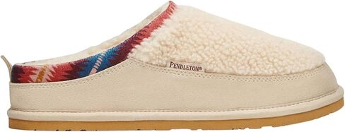 PENDLETON Women's Mesa Shearling-Lined Wool and Suede Slippers with Lightweight EVA Sole - Sand, 11M US in Saudi Arabia
