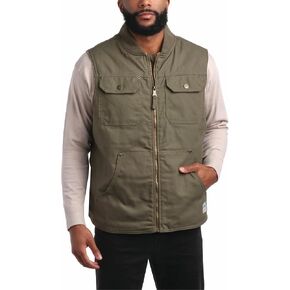 سترة ملابس العمل للرجال من Bass Creek Outfitters - سترة ثقيلة الوزن من قماش الشيربا مبطنة على شكل بطة