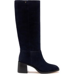 Larroudé Ricky Boot In Dress Blue Suede