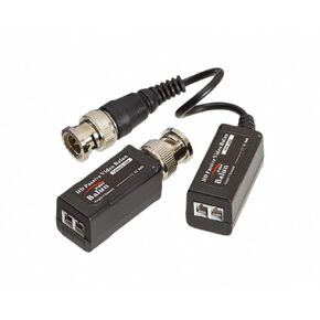Triplett GEM 2MP High Performance Active/Passive Video Balun CAT5 UTP or Higher, 1 Pair (HDB-APRT)