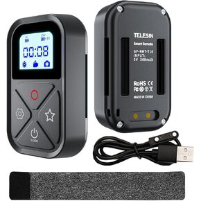 Smart Wireless Remote Control for Go Pro Hero 13/12/11/10/9/8/MAX Black, Rainproof WiFi Controller for Go Pro Hero 13/12/11/10/9/8/MAX Black