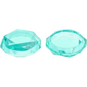 2pcs Joystick Crystal Thumb Grip Cover Case Analog Stick Caps for Nintendo Switch NS Lite (Red)