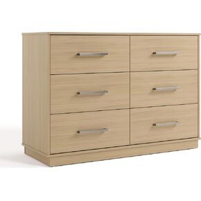 Graco Essentials 6 Drawer Bedroom Dresser (White) – GREENGUARD Gold Certified Dresser for Kids Bedroom, Kids Dresser with Interlocking Drawer System, 6 Drawer Nursery Dresser