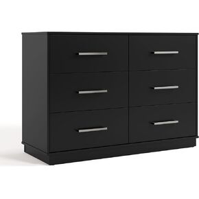 Graco Essentials 6 Drawer Bedroom Dresser (White) – GREENGUARD Gold Certified Dresser for Kids Bedroom, Kids Dresser with Interlocking Drawer System, 6 Drawer Nursery Dresser