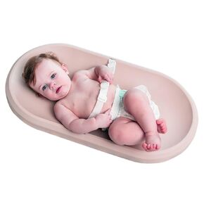 Baby Changing Pad, Waterproof & Non-Slip Changing pad, Wipeable Changing Table pad, Contoured Foam for Diaper Changes, Liquids-Free, No Fabric Cover Needed, Less Laundry Loved by Green Moms